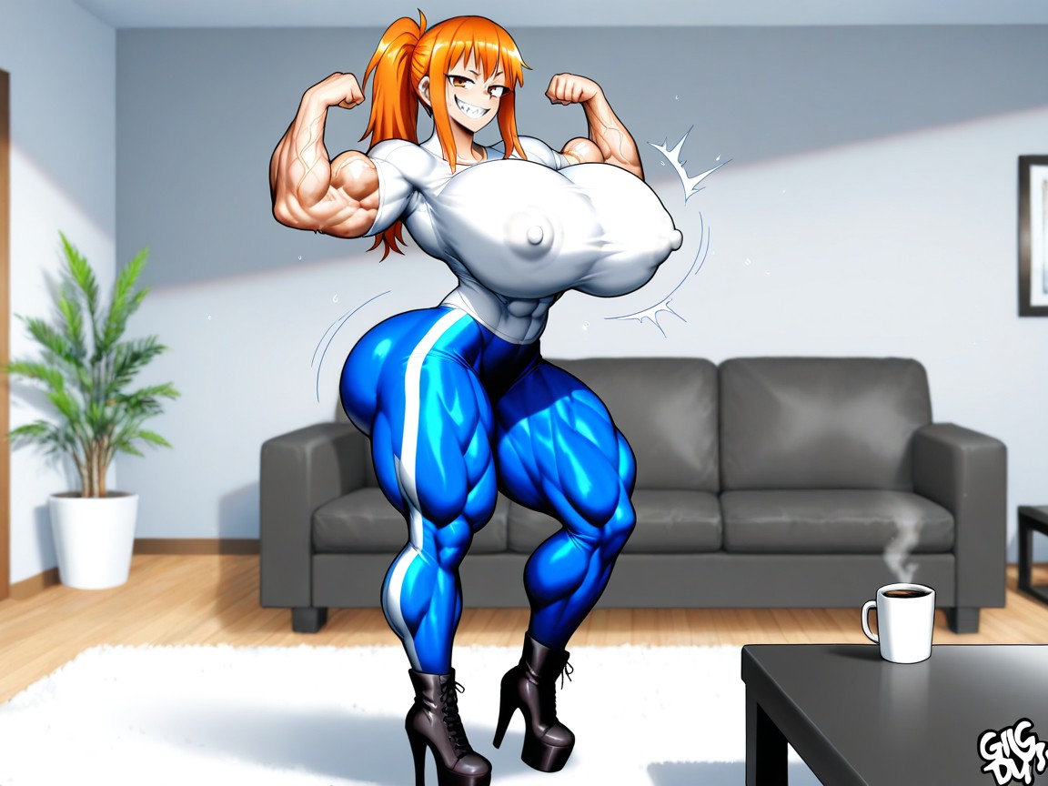 Ass Bigger Than Torso, Oversized T-shirt, Mm Breast Hentai AI Porn