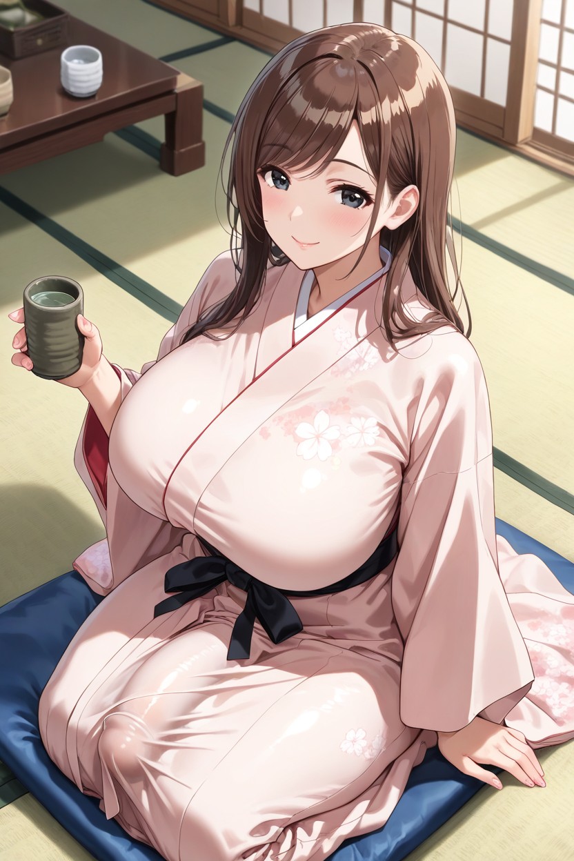 Light-pink Clothes, Flaccid, Engawa Hentai AI Porn