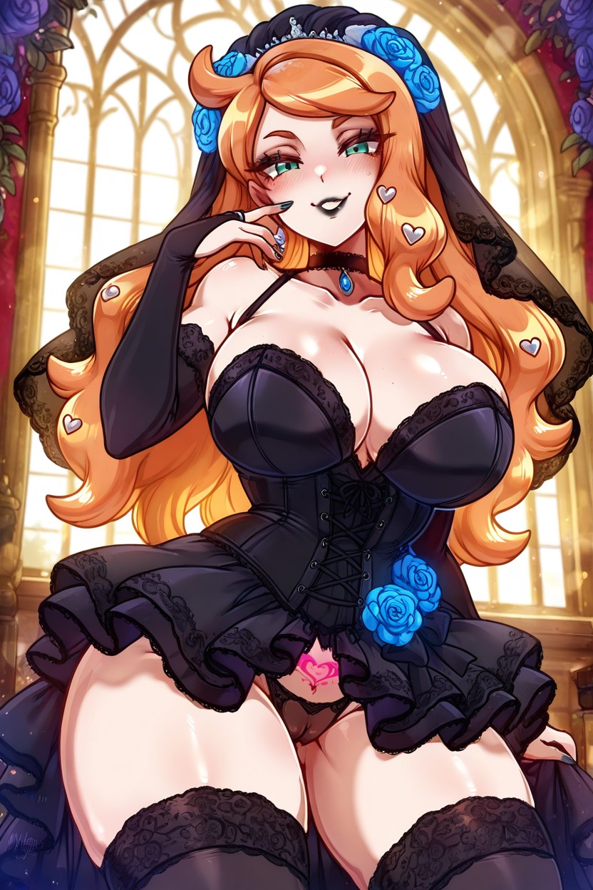 Sonia From Pokemon, Seductive, Abdomen Hentai AI Porn