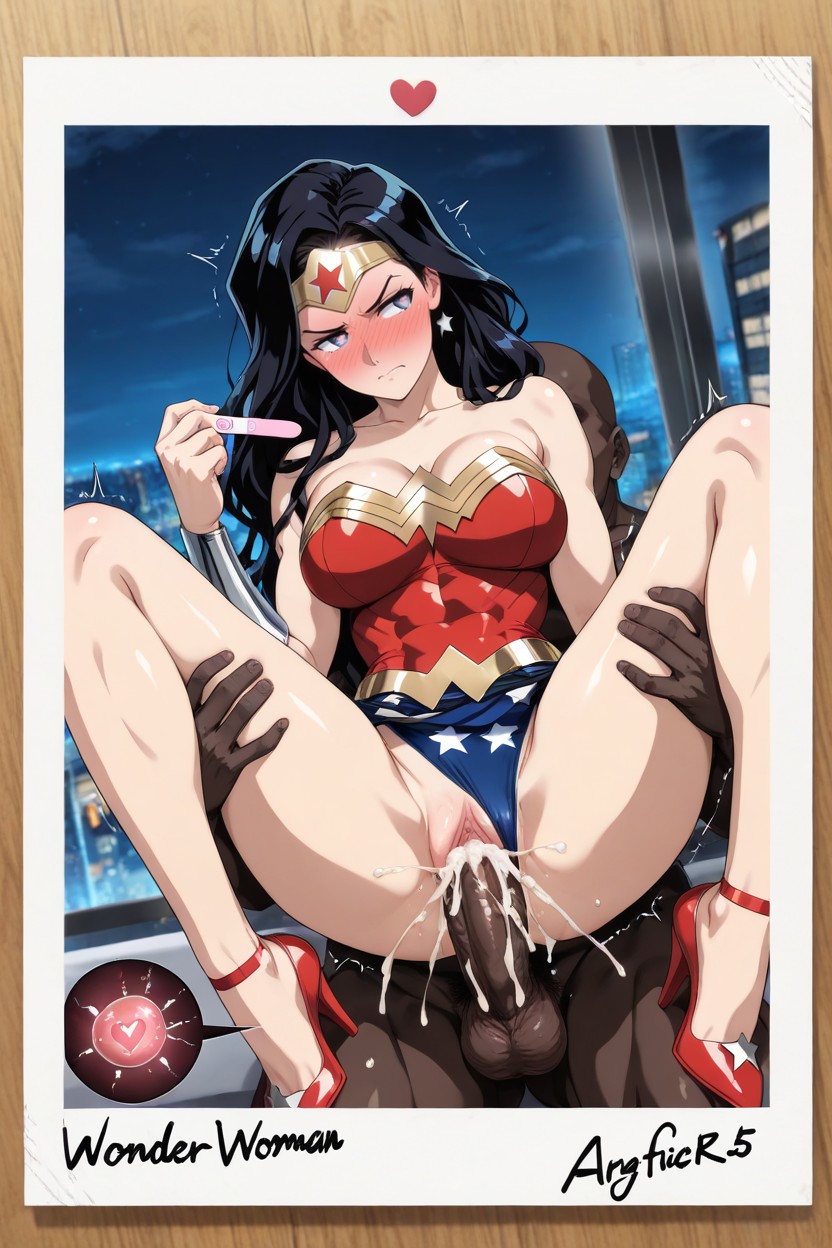 Polaroid, Positive Pregnancy Test, Middle Finger Hentai AI Porn