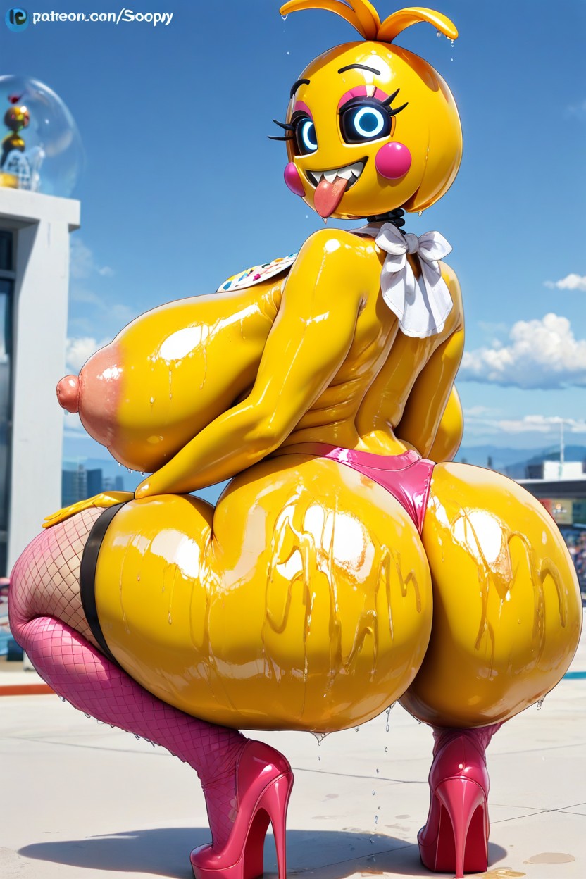 Huge Jiggly Breasts, Large Round Butt And Breasts, Perfect Anatomy AI黃漫