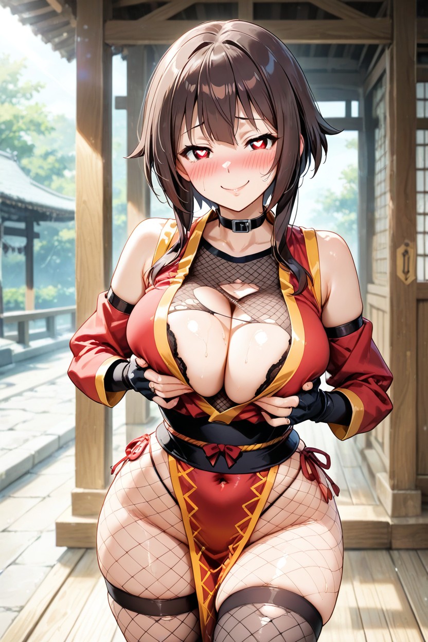 Looking At The Viewer, Sensual Pose, Rings Hentai AI Porn