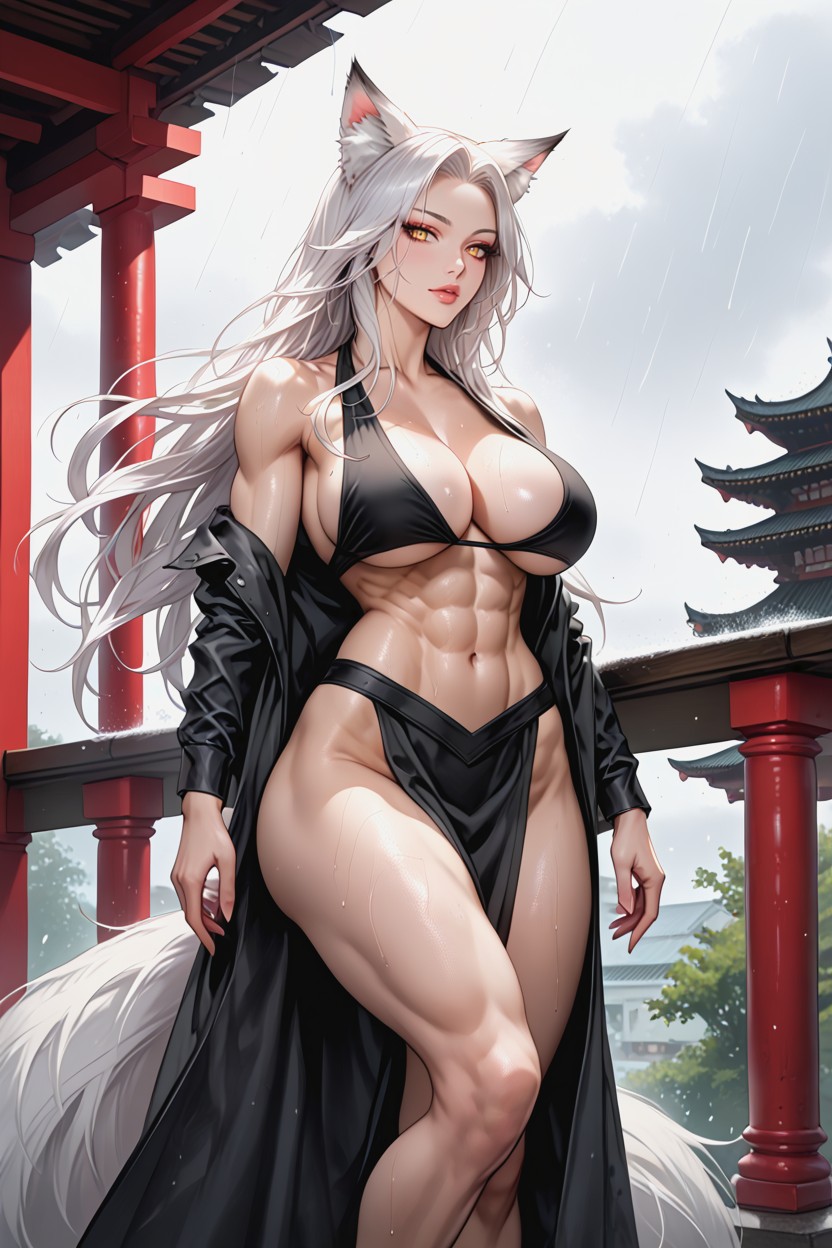 Heavy Tits, Huge Large Butt, Smooth Skin Hentai AI Porn