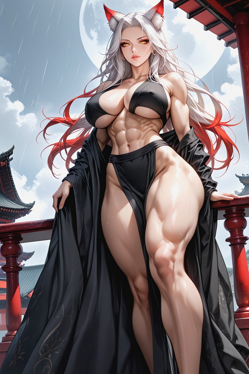 Very Pink Aerola, Less Clothes Possible, Cleavage Hentai AI Porn