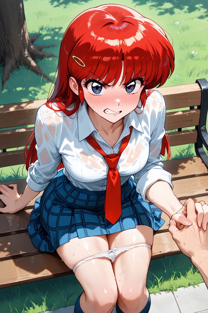 Crystal Clear White Skin, Small Ass, Top Down Hentai AI Porn