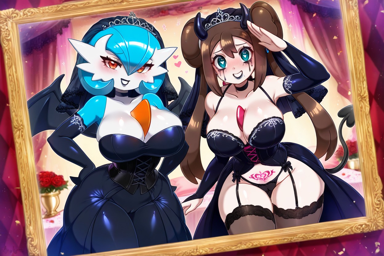 Shiny Gardevoir From Pokémon, 2 People, Ass Bigger Than Torso Hentai AI Porn