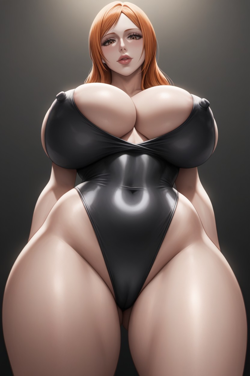 Ampulheta, Front View, Thick Thighs Hentai IA pornografia
