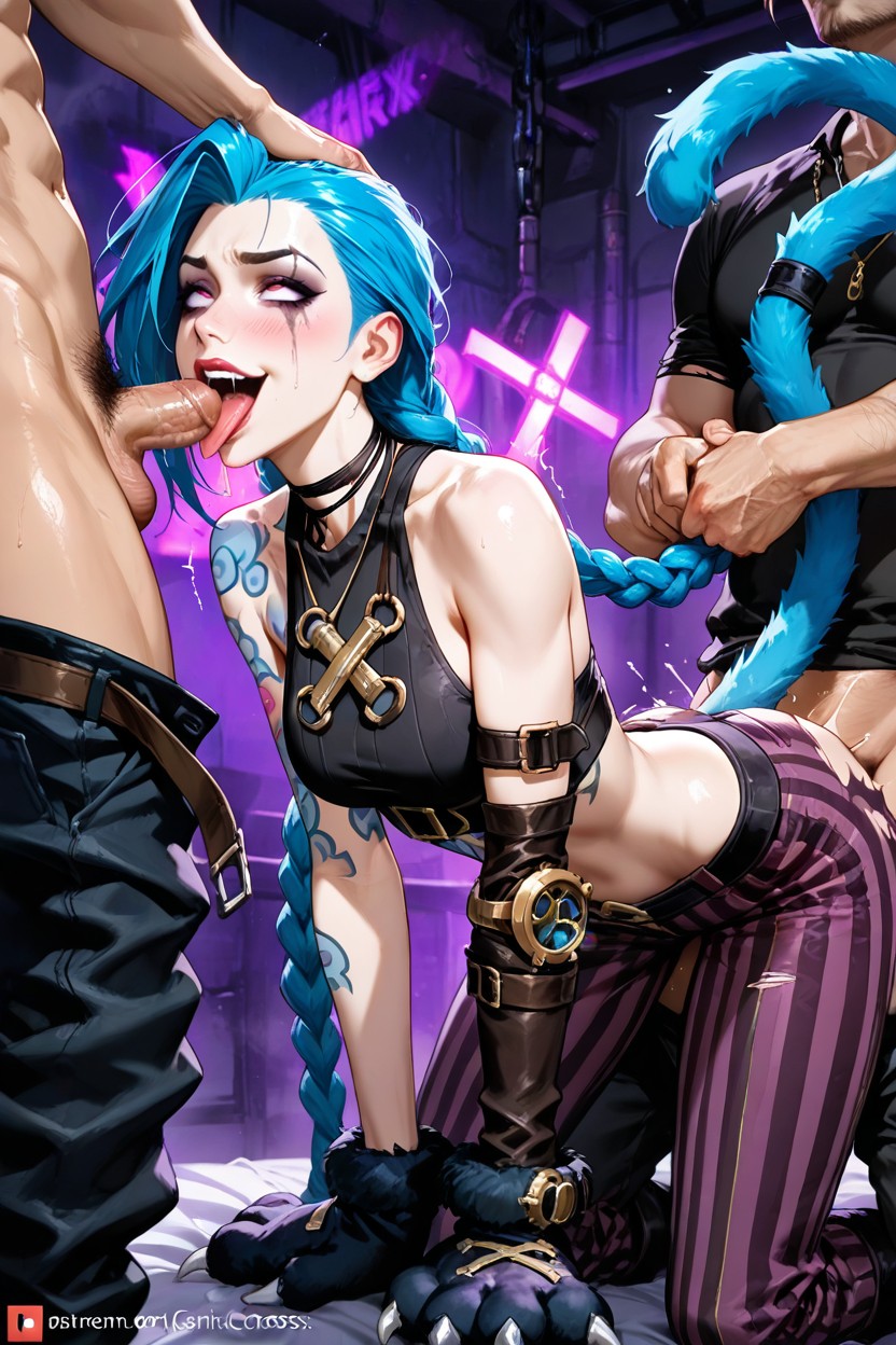 Small Ass, Hole Through Pants, Paw Gloves Hentai AI Porn
