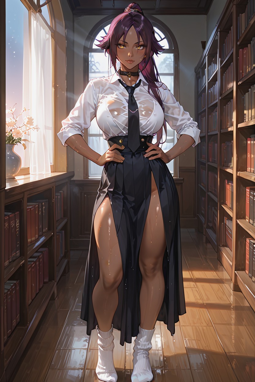 Long Hair, No Texts, Blushing Porno IA Hentai