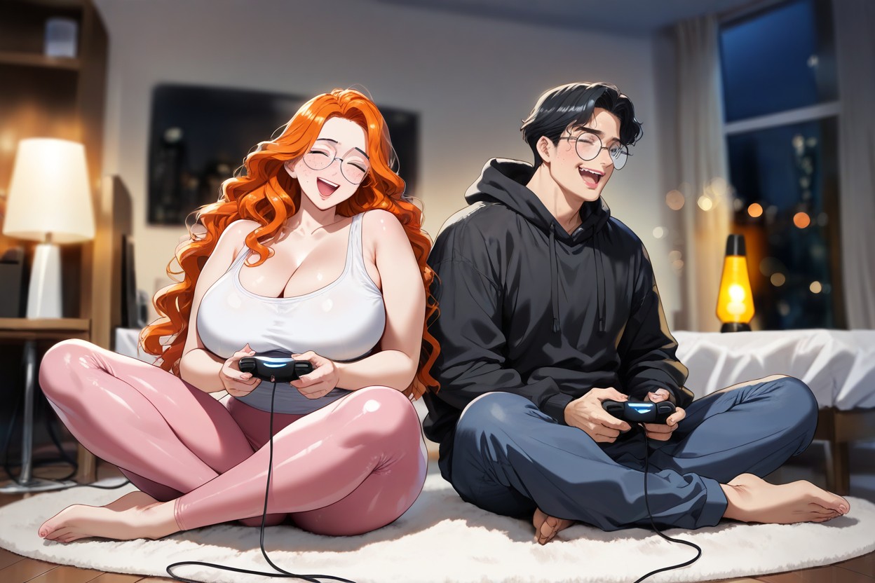 Cinematic Lighting, Warm Lights, Ultra-detailed Hentai IA