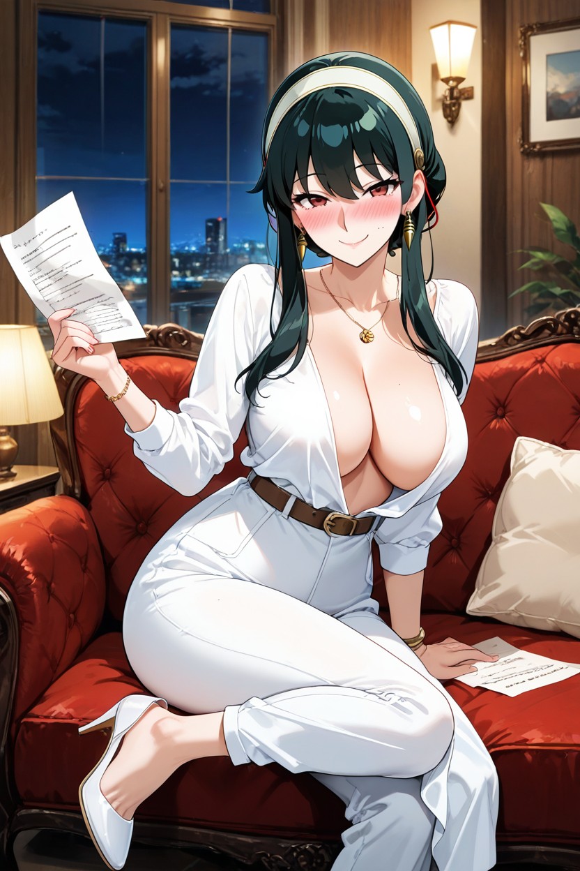Horny, Holding, A Sandal Hentai AI Porn