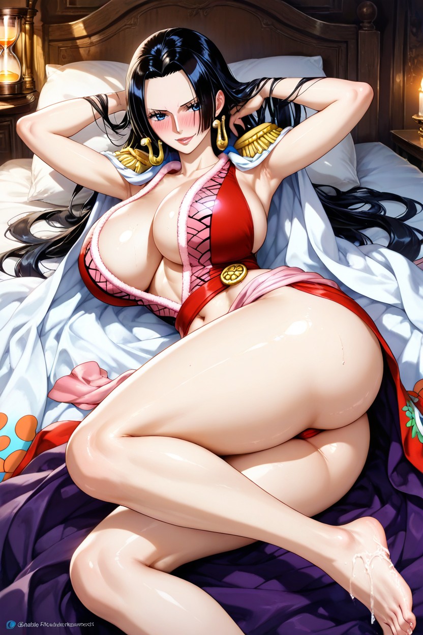 Pale Flawless Skin, Extremely Beautiful Tall Woman With Perfect Hourglass Proportions, Large Bare Breasts Hentai AI Porn