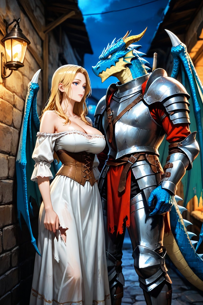 Duo, No Helmet, Blonde Hair Hentai AI Porn