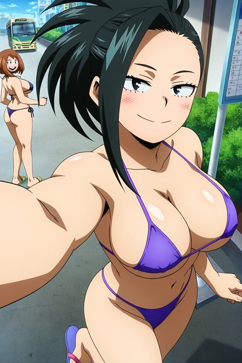 Anime Accurate, Official Style, Zoomed Out Angle Hentai AI Porn