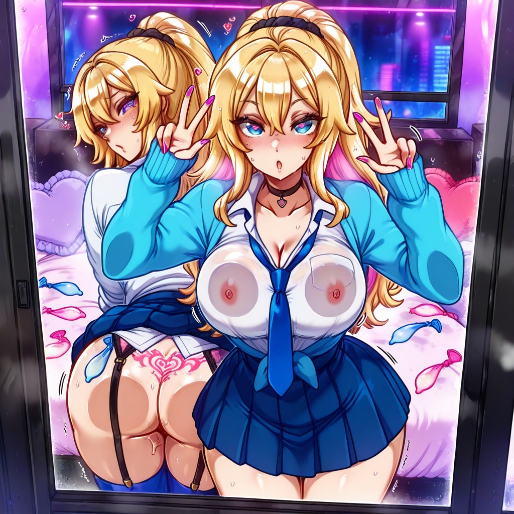 Perfect Face, Perfect Hourglass Body, Mindbreak Hentai AI Porn