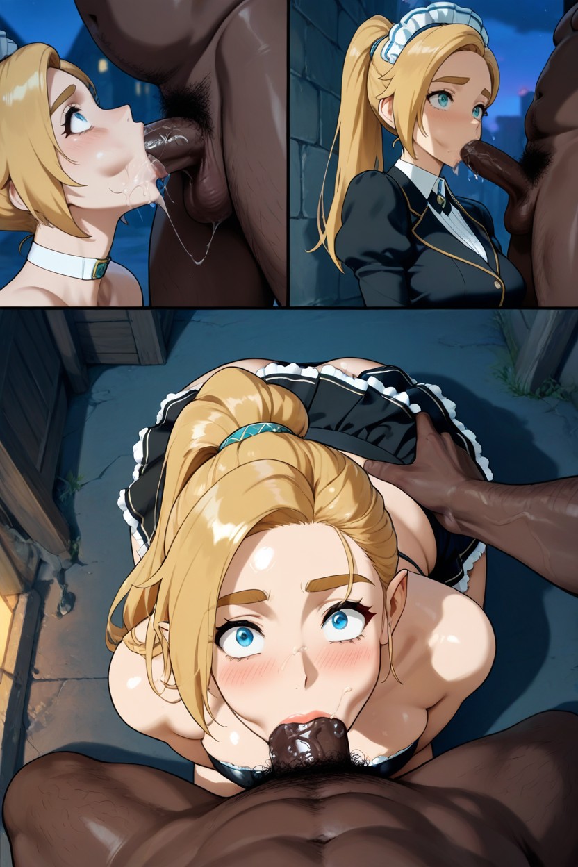 Puffy Nipples, Extreme Snatched Waist, Excessive Drooling Hentai AI Porn