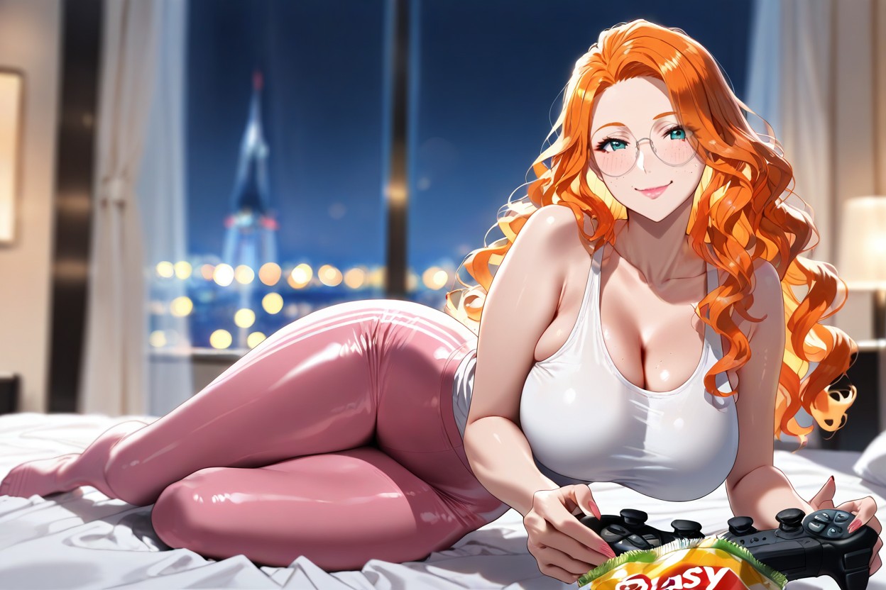 18+, Bokeh, Focus On Woman Face Hentai AI Porn