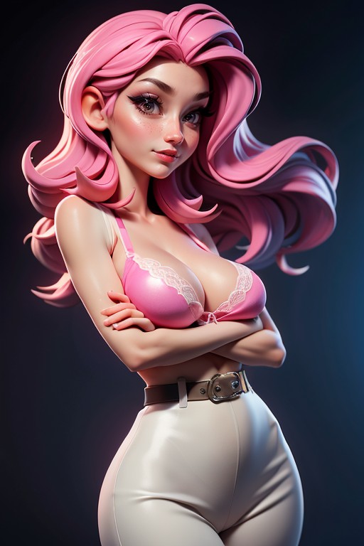 Super Slutty Droopy Erotic, Nose Blush, Pink Nipples Hentai IA