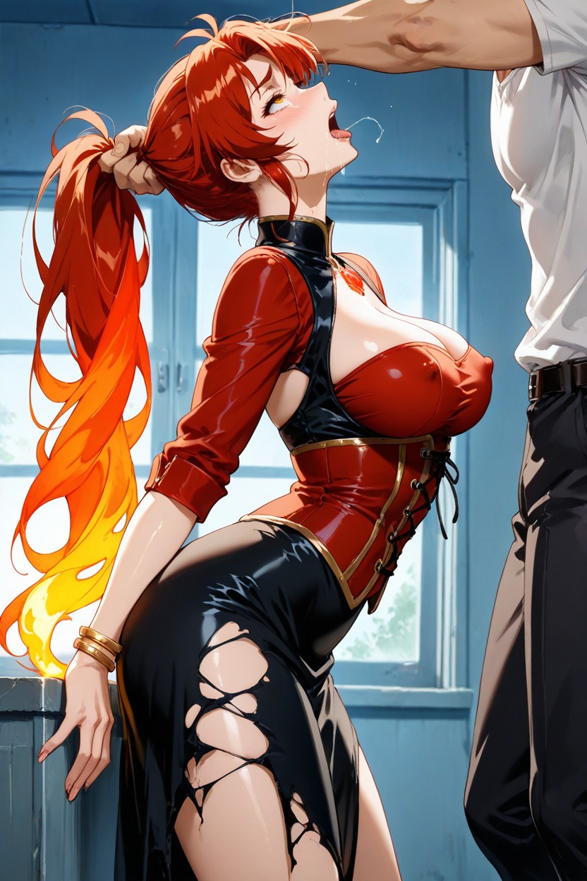 Small Ass, From Below, Eyebrows Angled Downward Hentai AI Porn