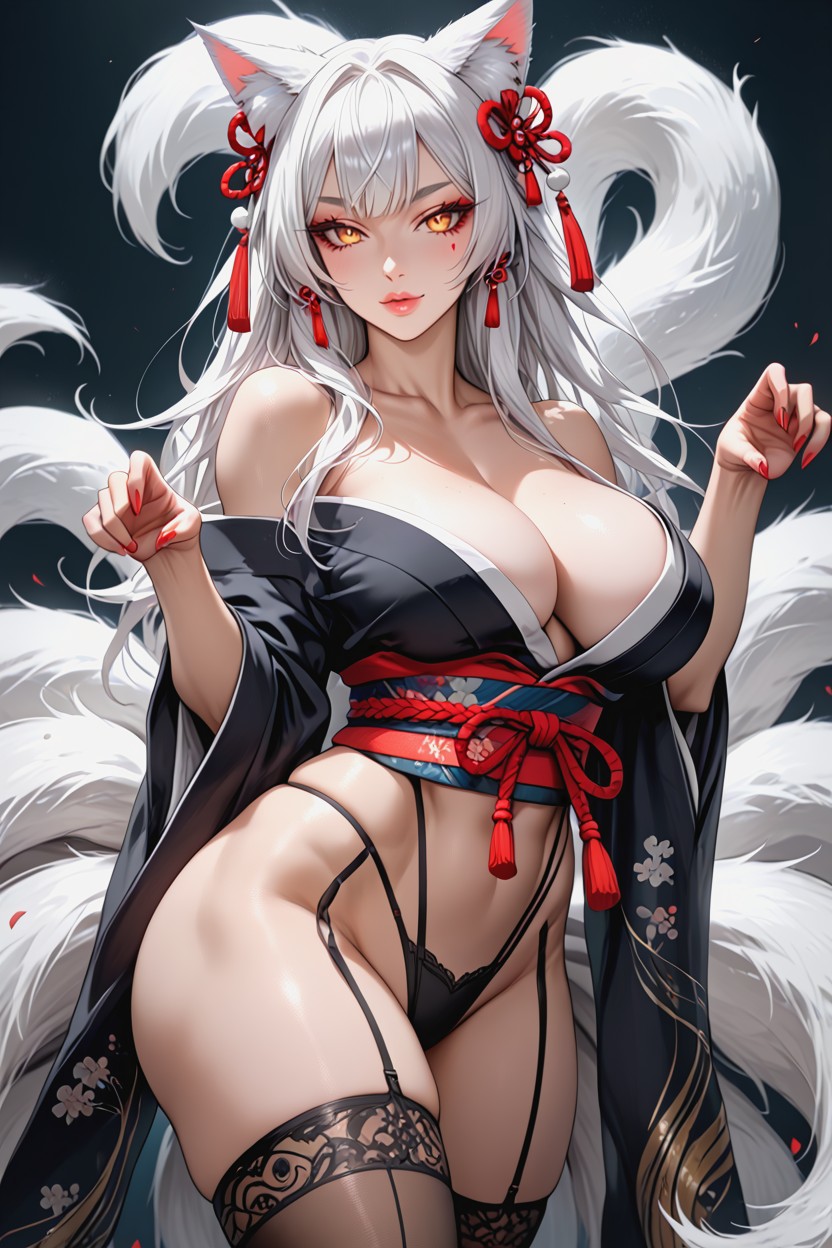 Thick Waist, Arrogant Eyes, Bare Torso Hentai IA