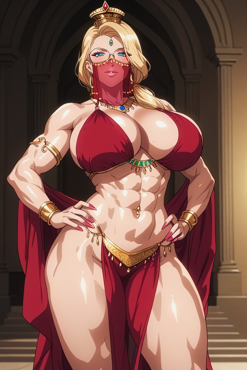 Detailed Skin, Gold Crown, Milf Body Hentai IA