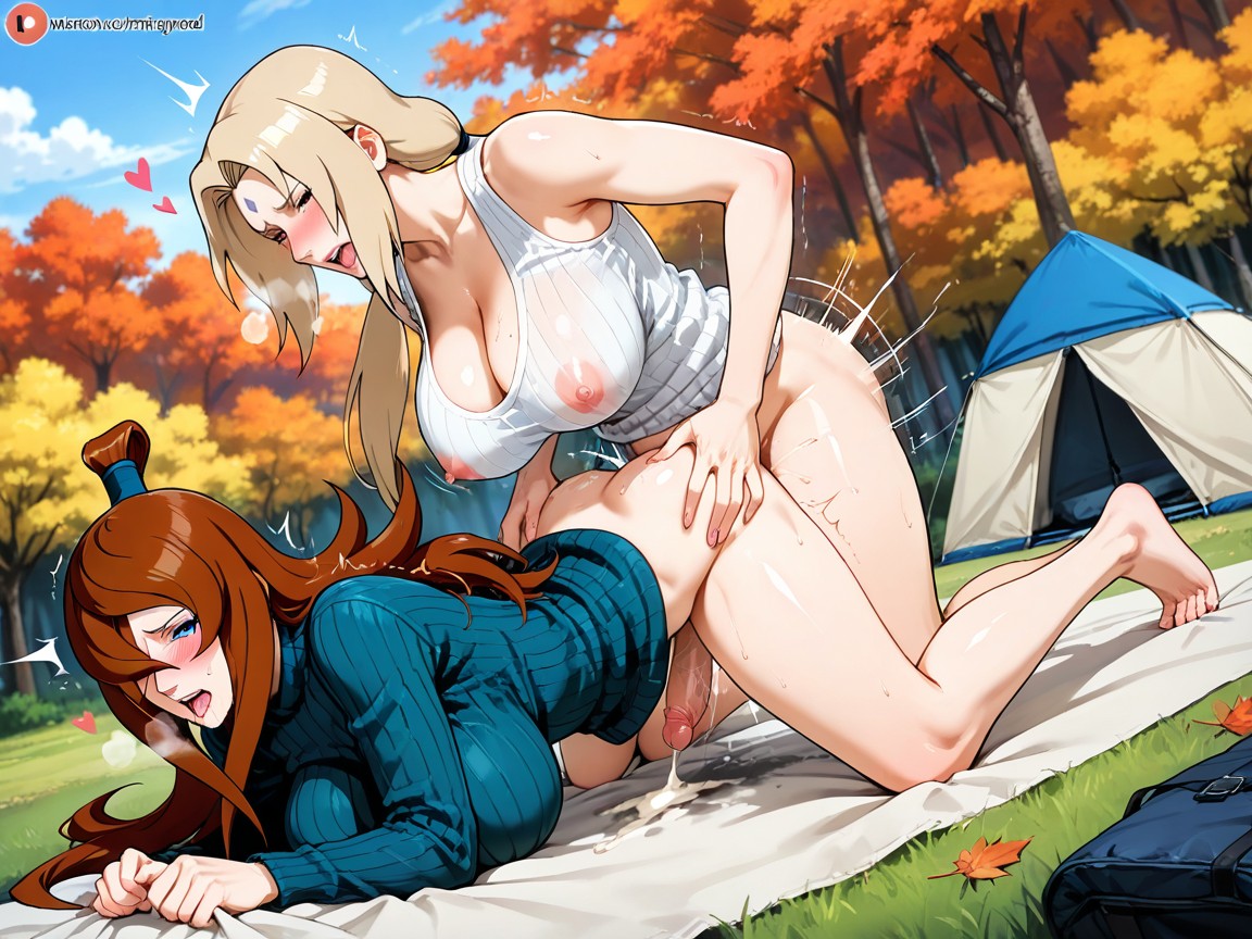 Female, Futanari Sex, Ribbed Sweater Hentai IA