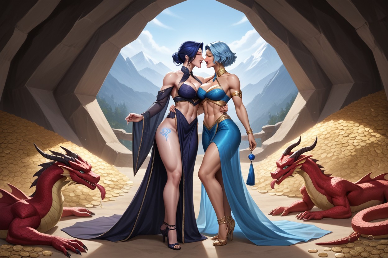Cuerpo Completo, Sexy, Lady Hentai IA