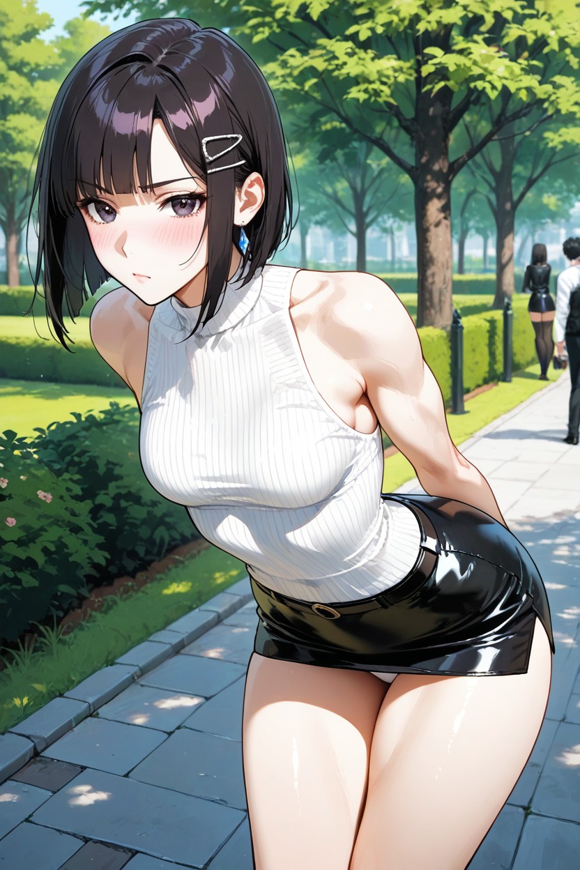 Cute, Bending Over, Bored Hentai AI Porn