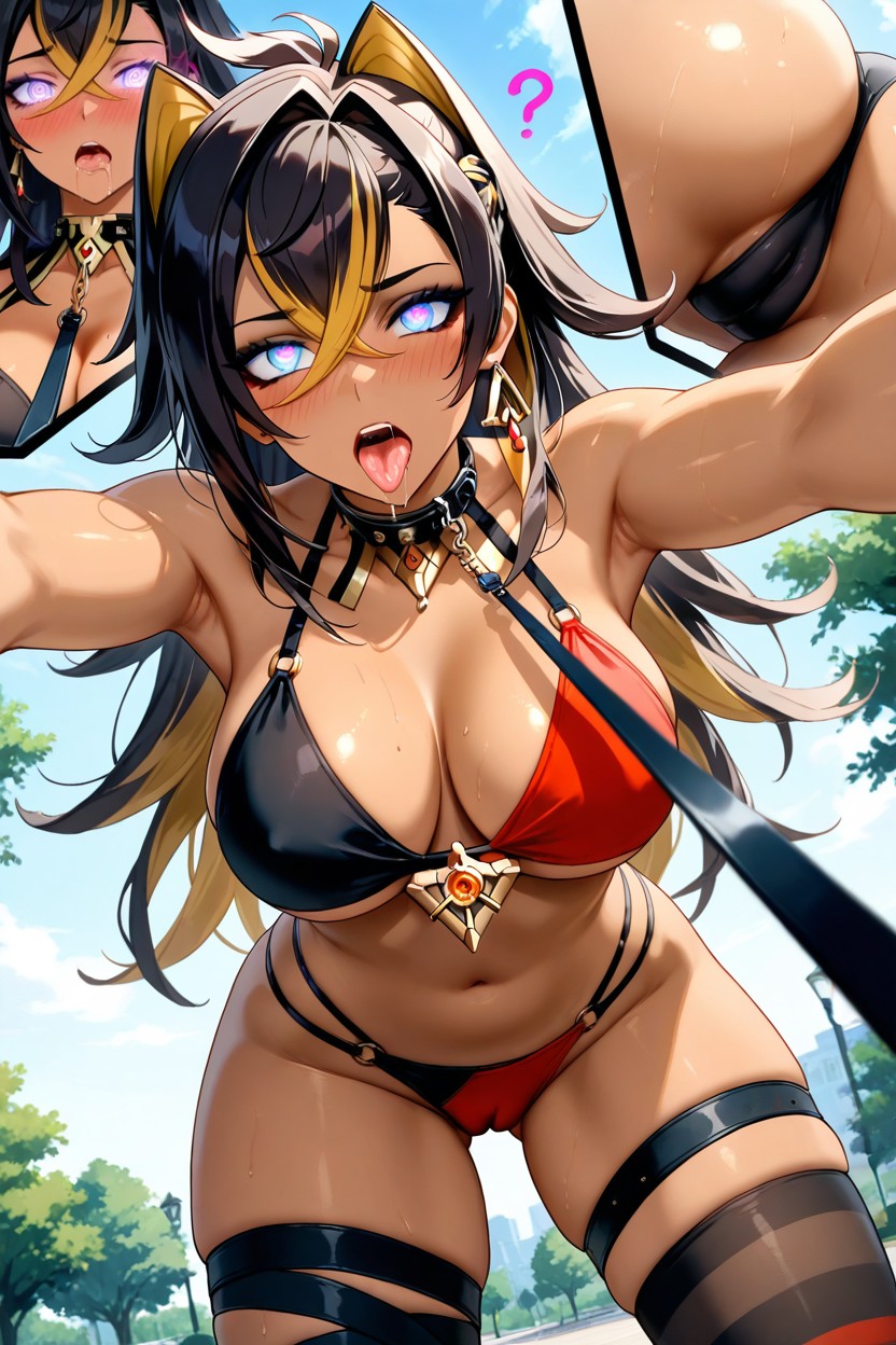 Drooling, Hypnotized, Close Up Hentai AI Porn
