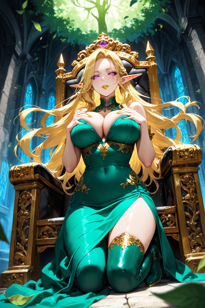 Long Hair, Shallow Depth Of Field, Professional Artwork Hentai IA