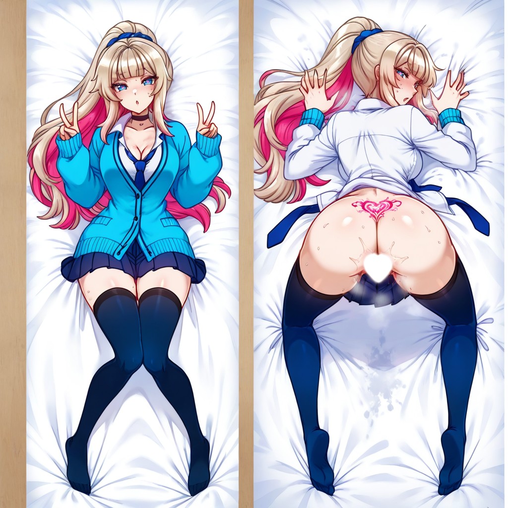 Wide Waist, Looking At Viewer, Ass Visible From The Front Hentai AI Porn
