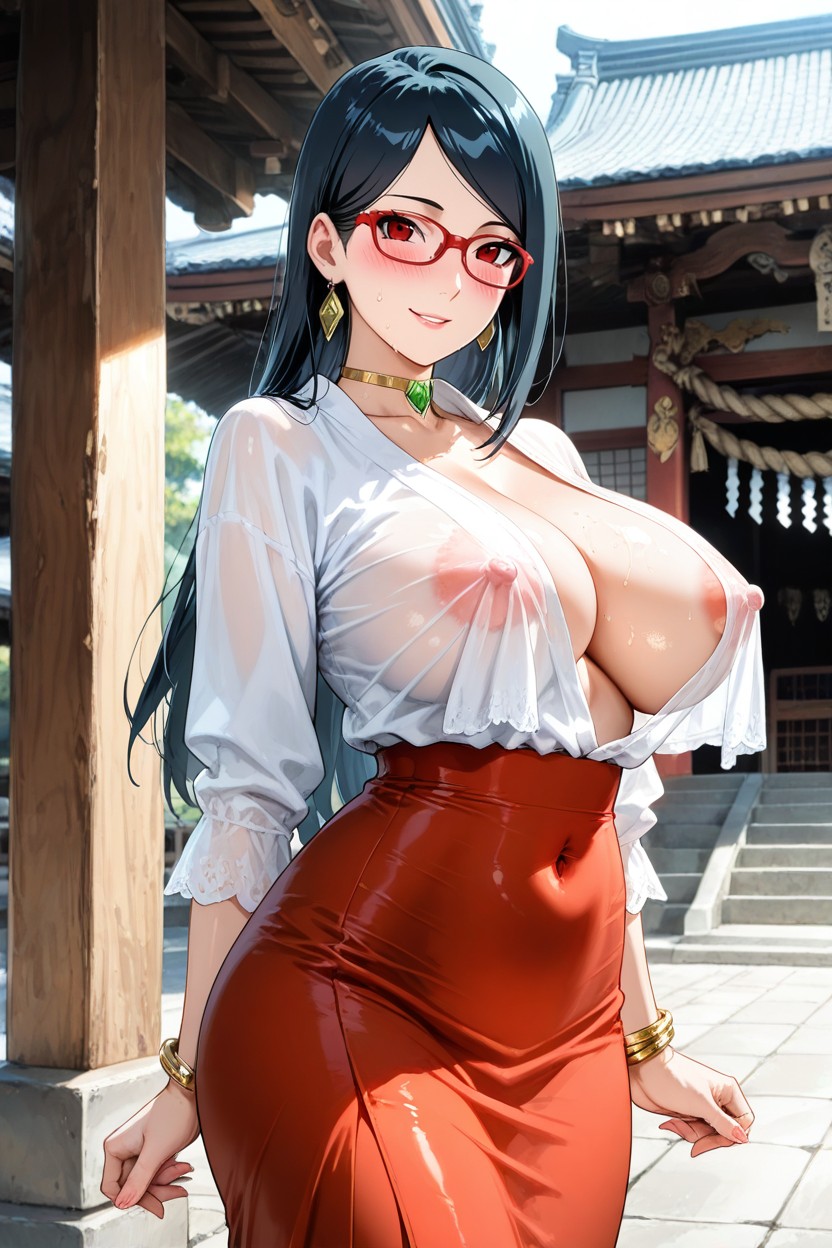 Open Vagina, Sunlight, Sarada Uchiha From Boruto Hentai AI Porn