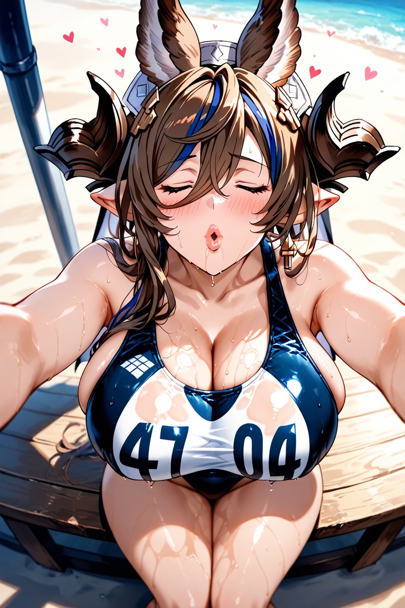 Lasciviousness, Sentada, Pencil Waist Hentai IA