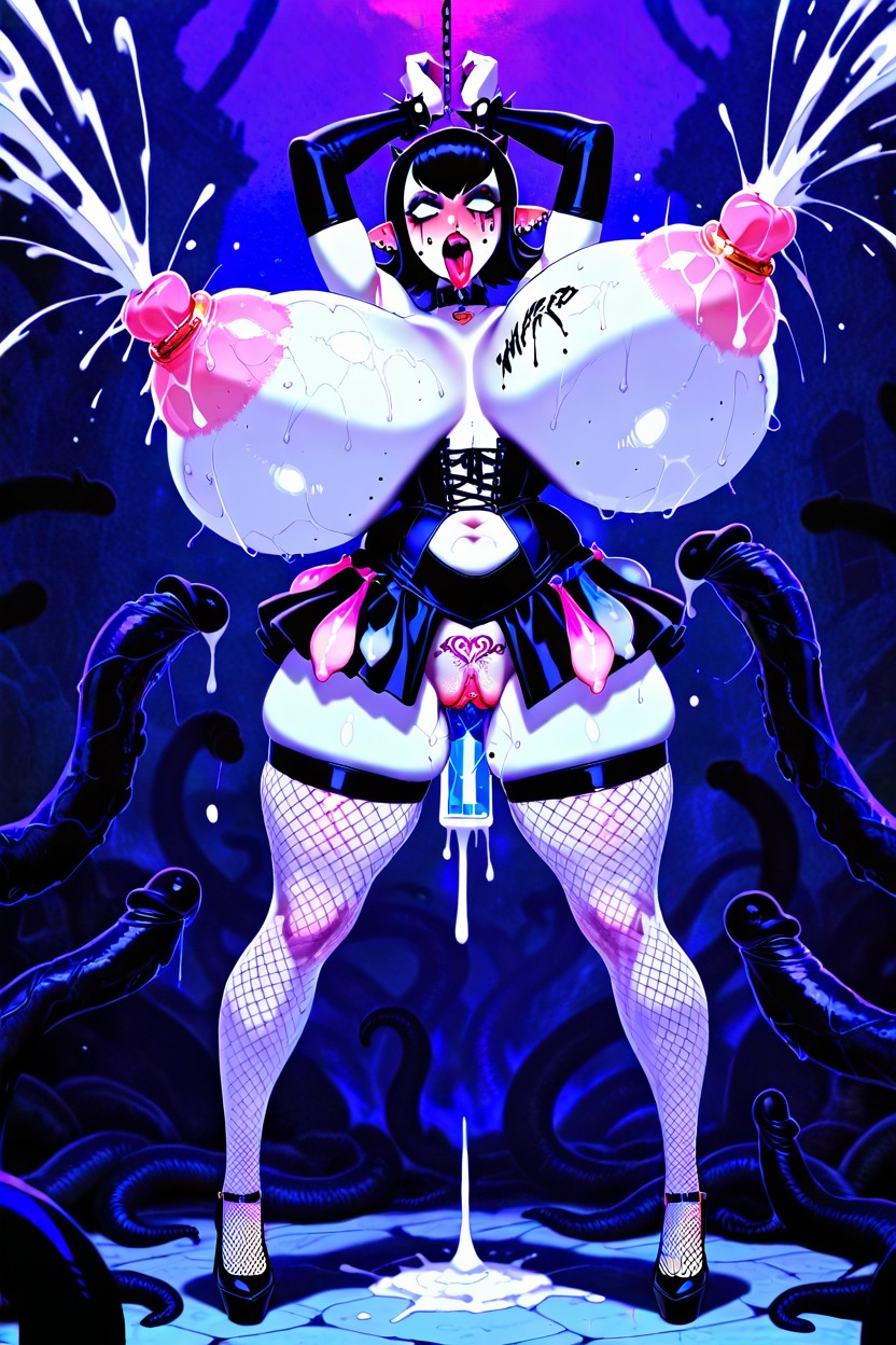 Pubic Hair, Tentacles, Off-shoulder Hentai AI Porn