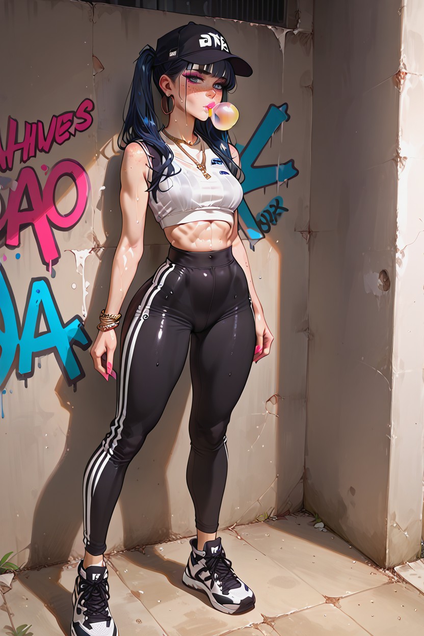 High Cheekbones, Small Ass, Sunny Day Hentai AI Porn