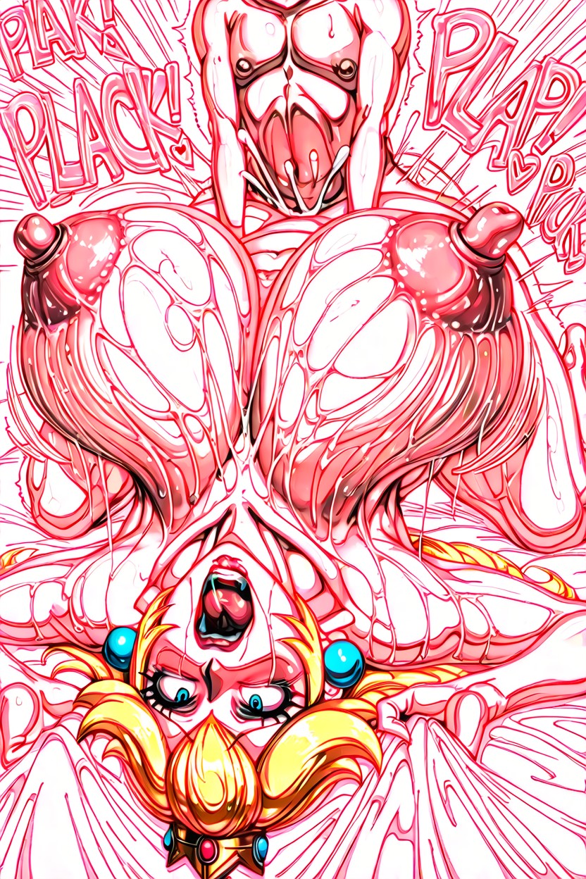 Hard Fuck, Woman Half Close Eyes And Wide Open Mouth Shouting In Orgasm, Grabbing Sheets Hentai IA