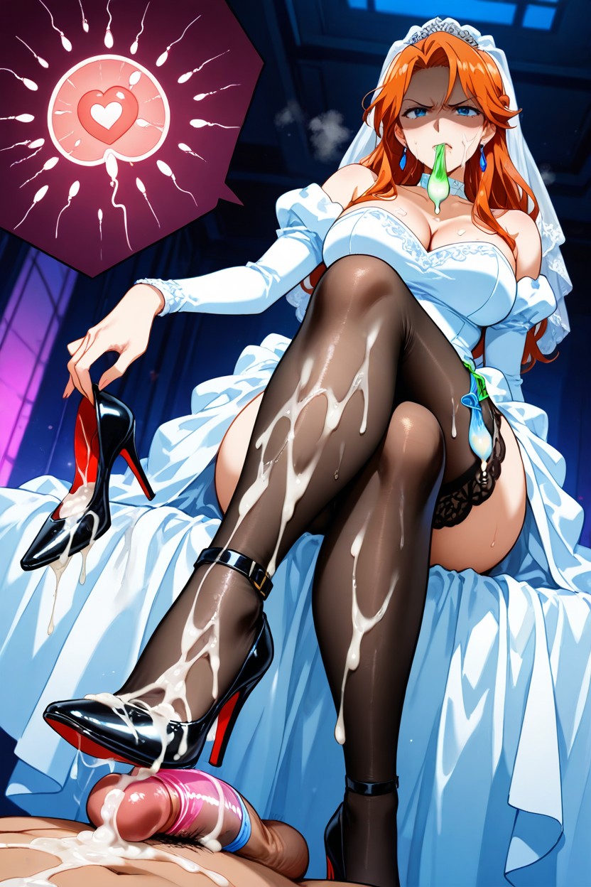 Used Condom, Cum Everywhere, Cum On Clothes Hentai AI Porn