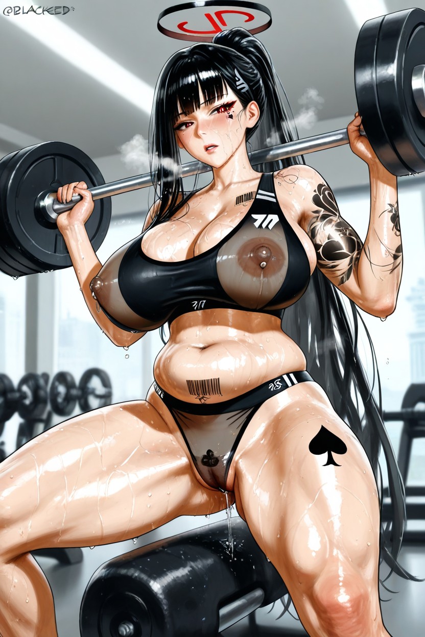 Steamy, Barcode Tattoo, Gasping Hentai AI Porn