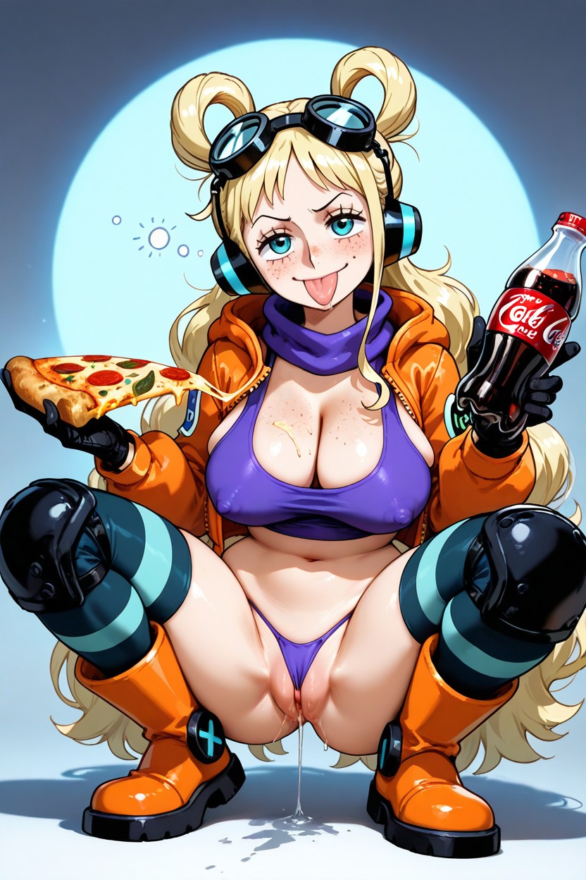 Purple Thong, Only One Angle Of View, Big Mouth Hentai AI Porn