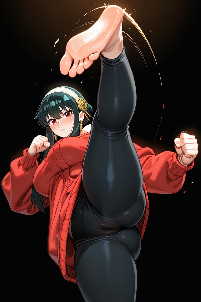 Fist, Yor_briar, Giant Saggy Breasts Hentai AI Porn
