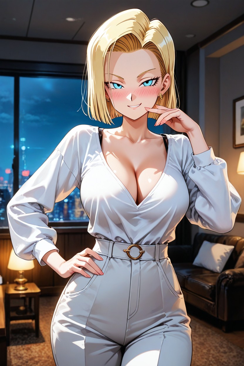 Elegantly Poised In A Luxurious Living Room In A Cowboy-style Shot, With A Feminine, 25+ Hentai AI Porn