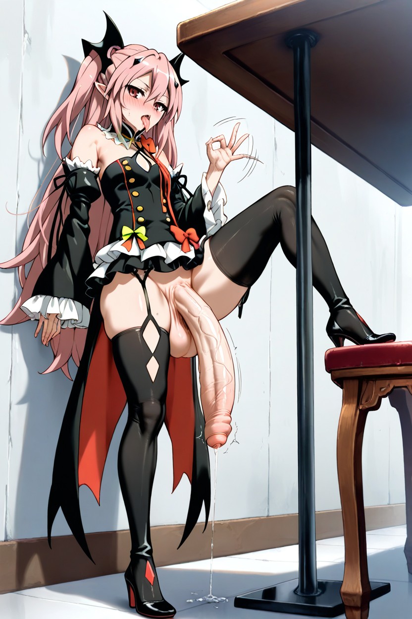 Sexy Feet, Floppy Cock, M-spreading Legs Hentai AI Porn