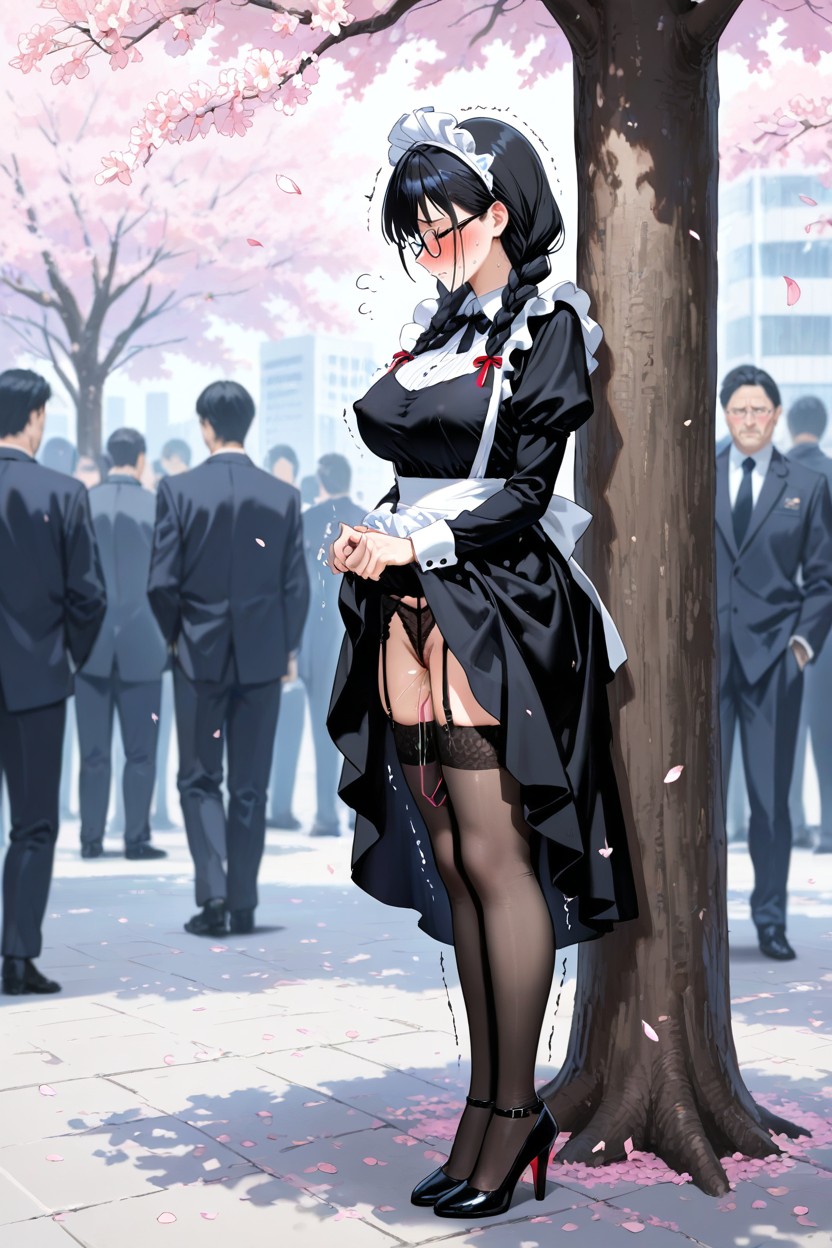 Ribbon, Glasses, K Hentai AI Porn