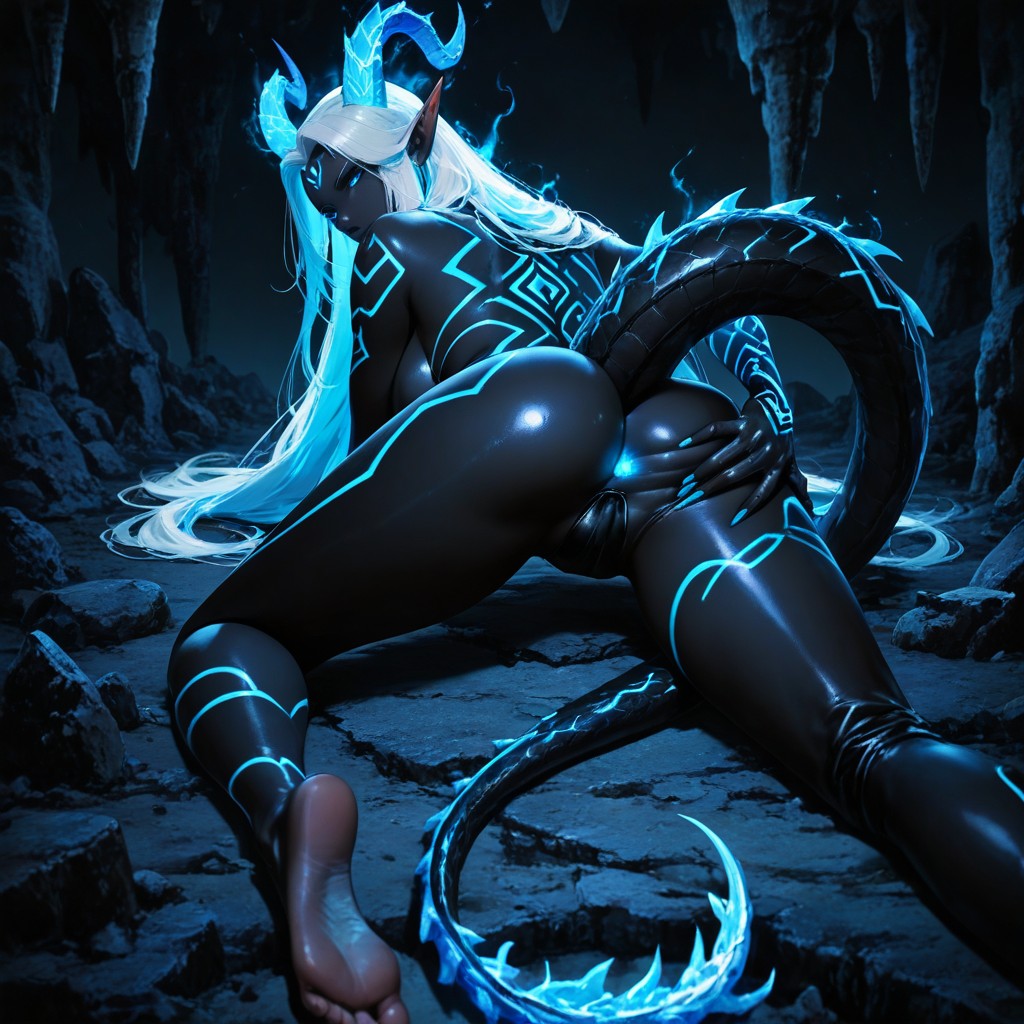 Hiding Around Rocks, Dragon’s Tail, K Hentai AI Porn