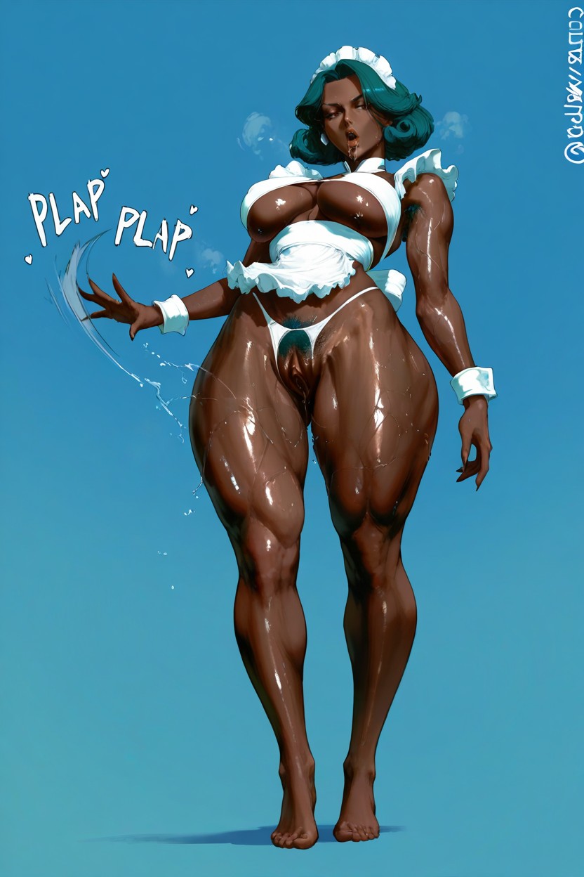 Oversized Pussy, Motion Blur, Drooling Hentai AI Porn