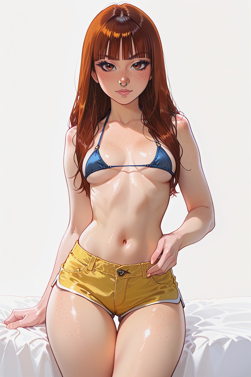 Nose Ring, 25+, Solo Hentai AI Porn