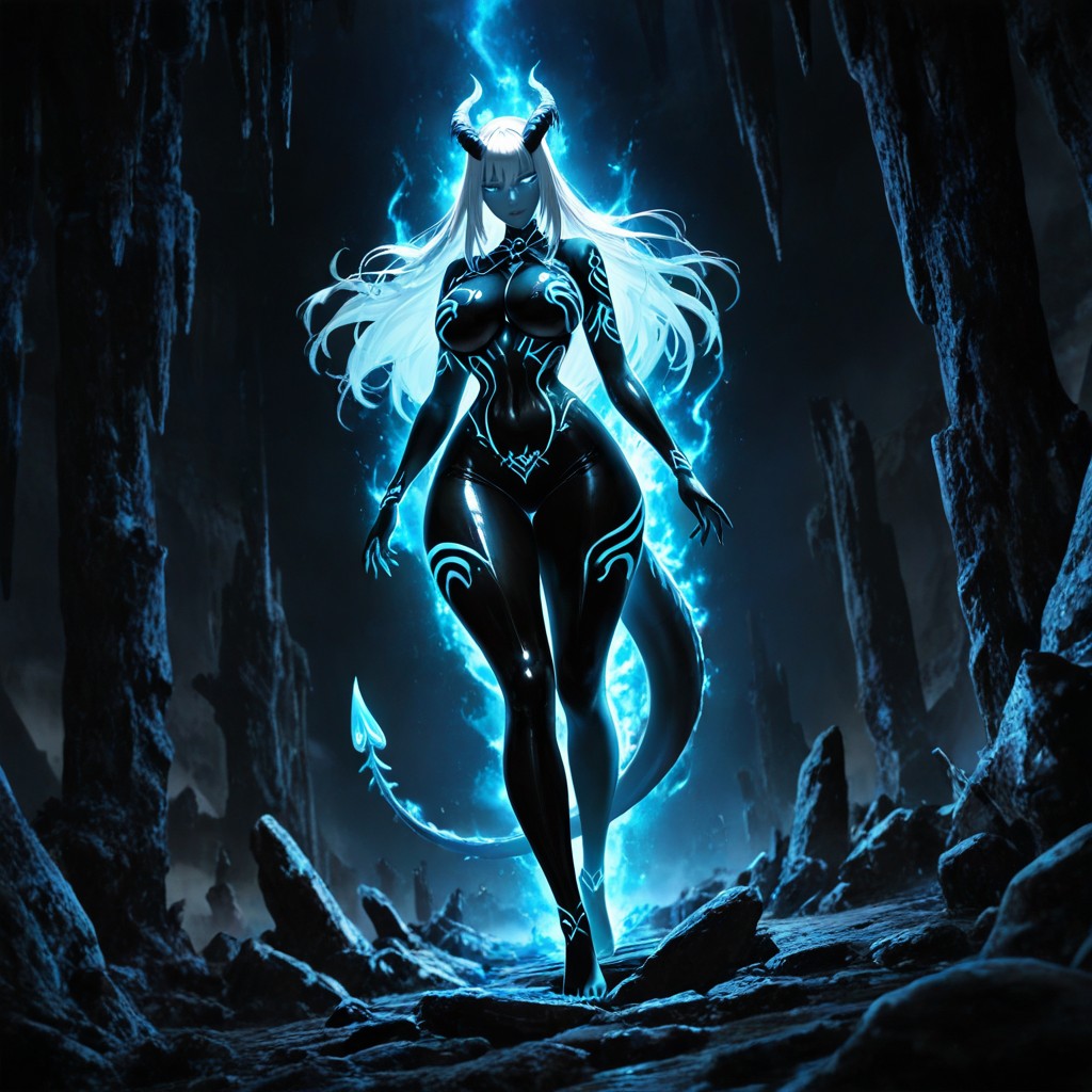 On Obsidian Rocks, Dragon’s Tail, Large Breast Hentai AI Porn