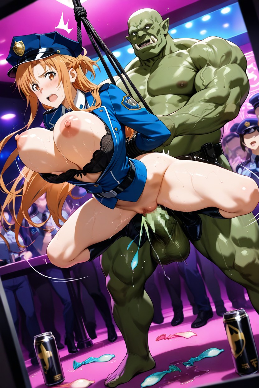 Gigantesco, People Spying, Sagging Breasts Hentai IA