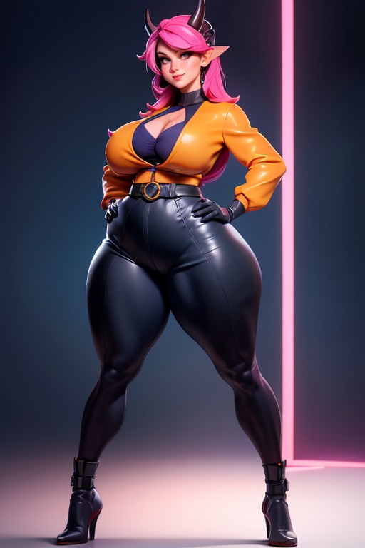 Extremely Large Ass, Breast Implants, Giantess Hentai AI Porn