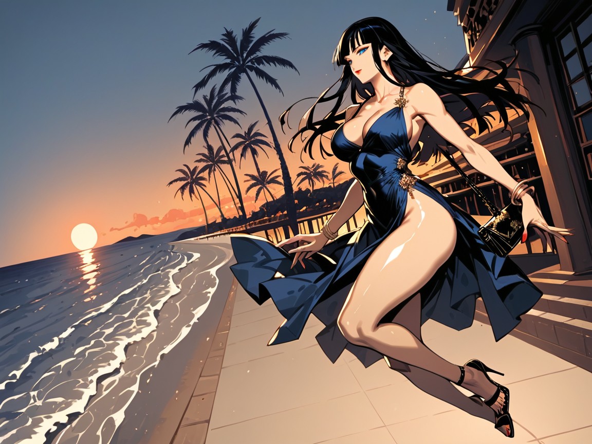 Fit, Black Hair, Rings Hentai AI Porn